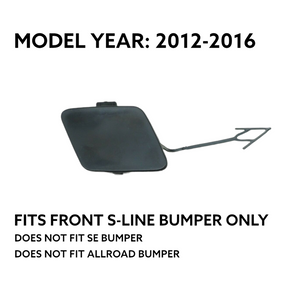 Audi A5 S5 8T S-Line Front Bumper Tow Hook Cover For 2012-2016